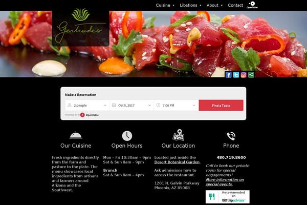 gertrudesrestaurant.net site used Gertrudes