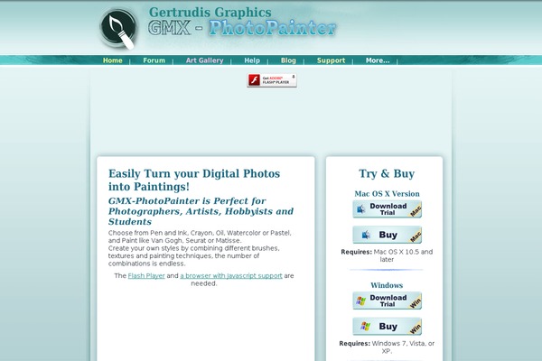 gertrudisgraphics.com site used Gertrudis