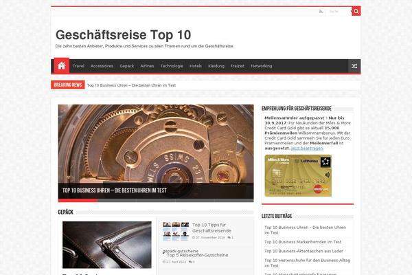 Site using TablePress plugin