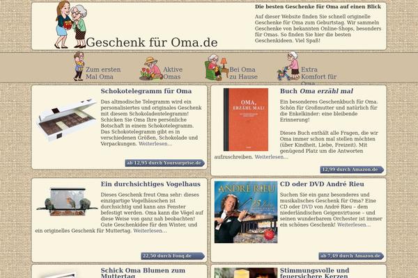 geschenkfuroma.de site used Cadeauvooroma-genesis-child