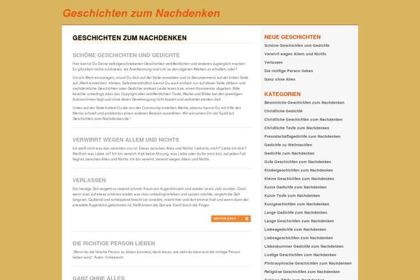 geschichten-zum-nachdenken.de site used Geschichten-zum-nachdenken