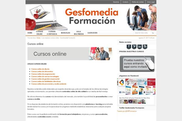 gesfomediaformacion.com site used Daily