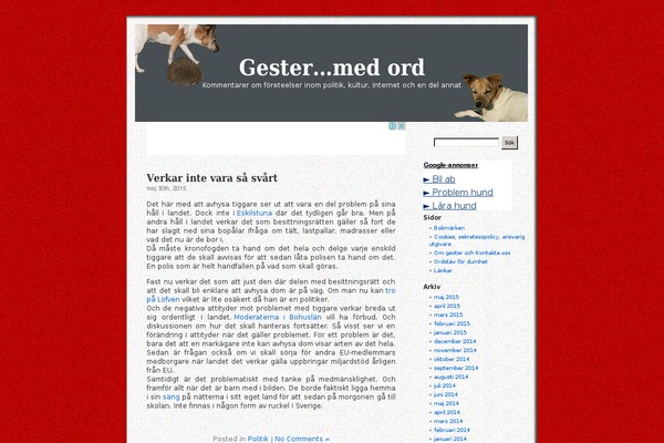 gester.se site used Gester