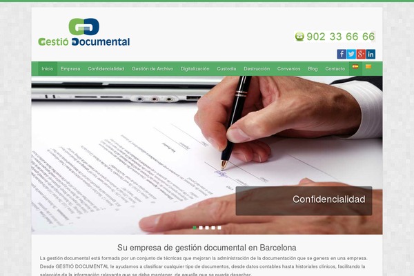 WordPress website example screenshot