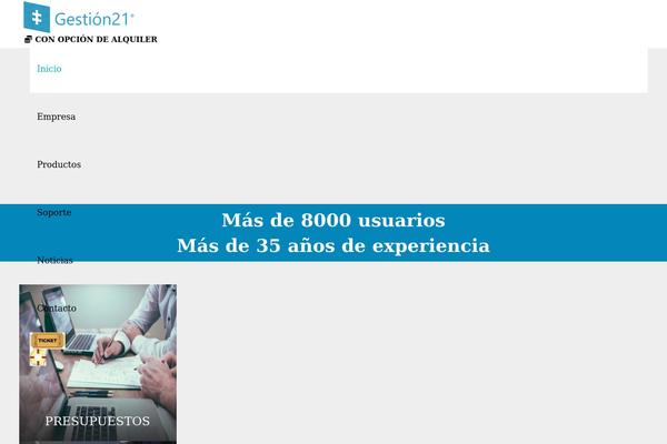 WordPress website example screenshot