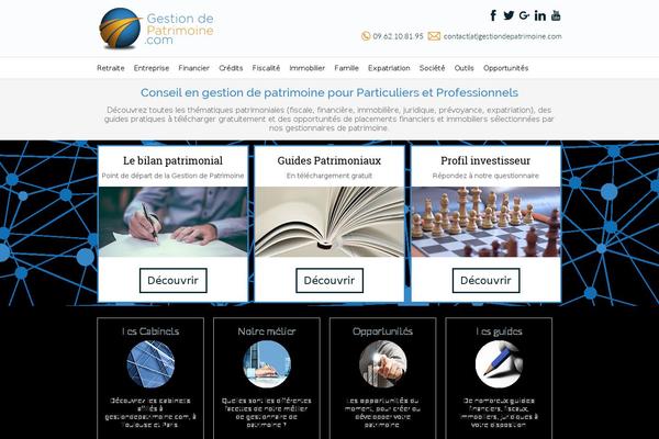 Site using Objectif-patrimoine plugin