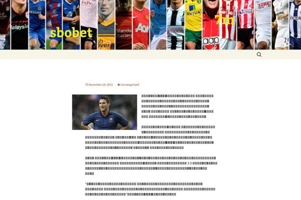 WordPress website example screenshot