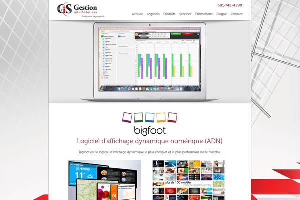 gestioninfosolutions.com site used Verteb