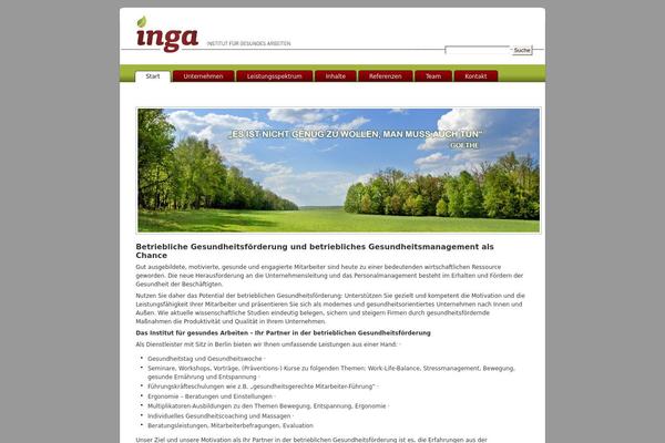 gesund-arbeiten.eu site used Inga