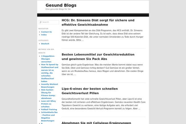 WordPress website example screenshot