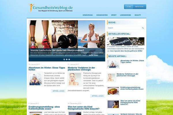 gesundheitsweblog.de site used Fresh