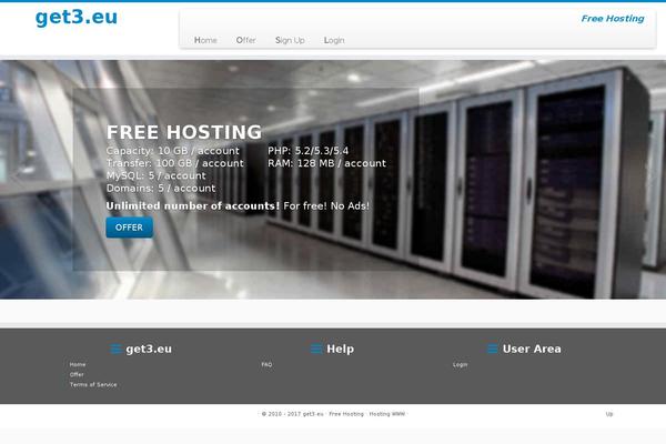 get3.eu site used Customizr_hosting