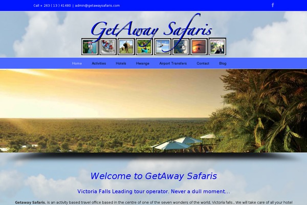 getawaysafaris.com site used Avada