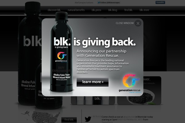 BLK theme websites examples