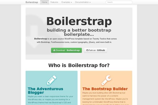 getboilerstrap.com site used Boilerstrap