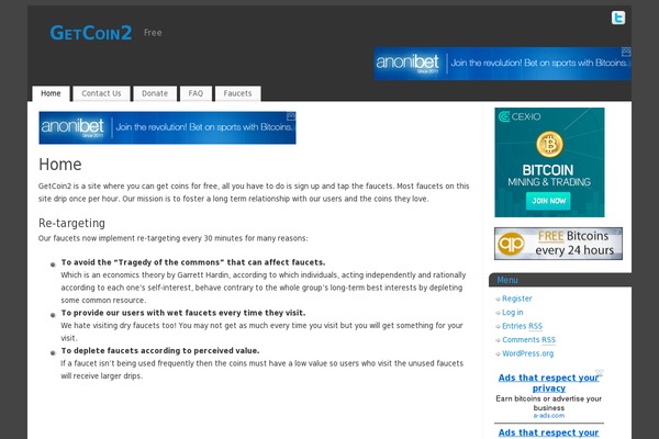 Site using AdRotate plugin