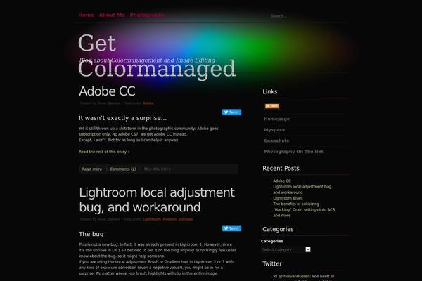 getcolormanaged.com site used Wptest