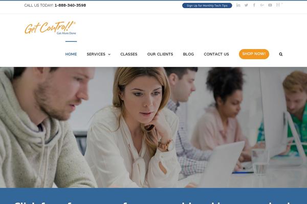 WordPress website example screenshot