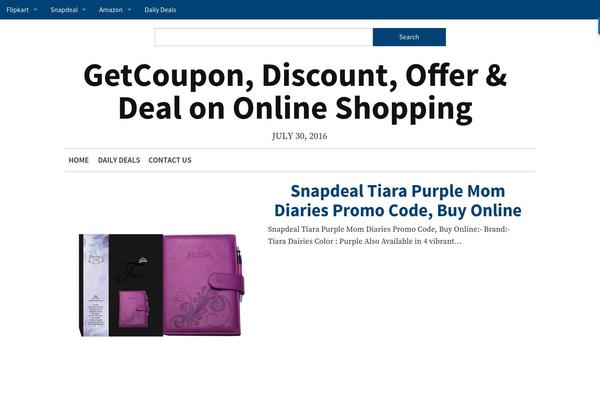 getcoupon.in site used NewsFrame