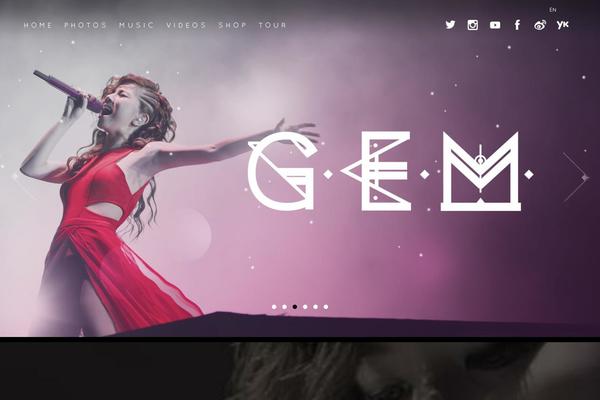 Gem theme site design template sample