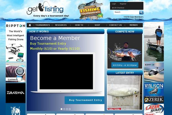 getfishing.com.au site used Getfishing