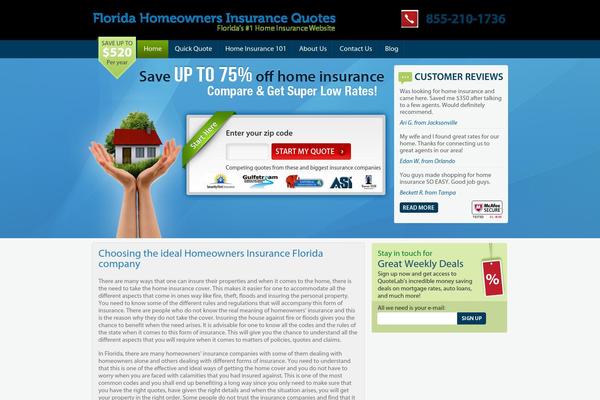 getfloridahomeinsurance.com site used Alliancehomeinsurance