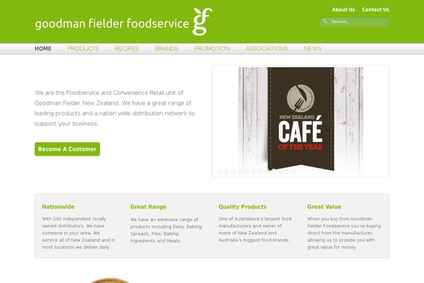 Goodman theme site design template sample