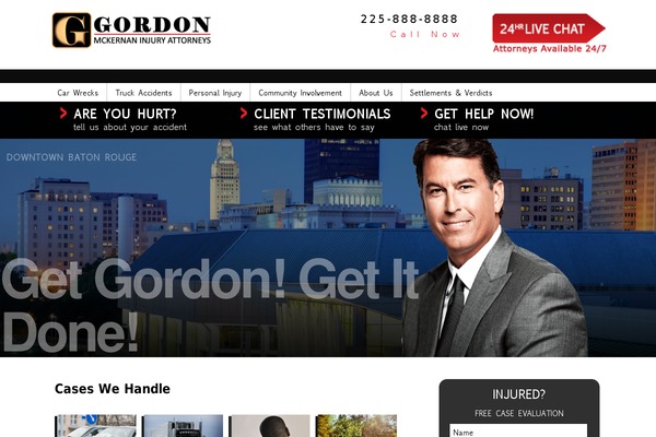 Gordon theme site design template sample