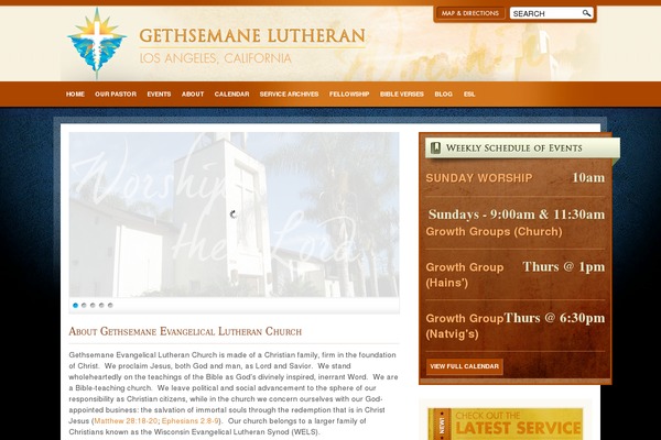 gethsemanelutheran.net site used Gethsemane