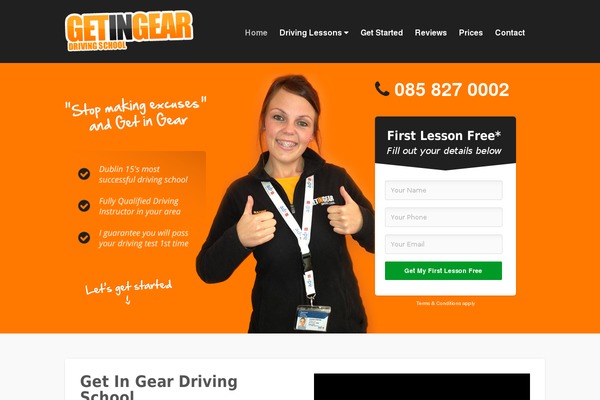 getingeardrivingschool.ie site used Gigds