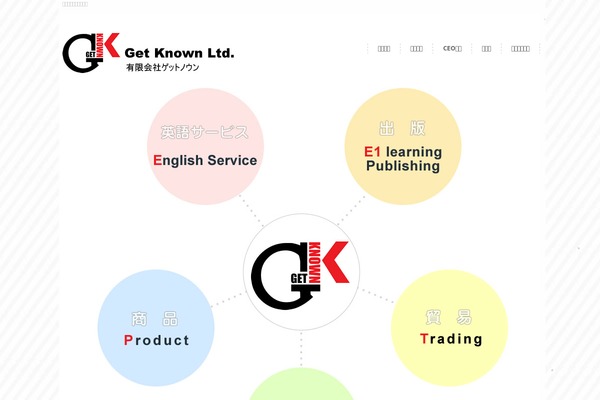 getknown.jp site used Theme046