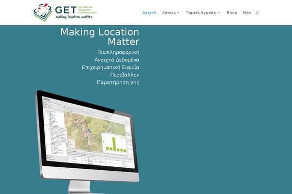 getmap.gr site used Divi-get