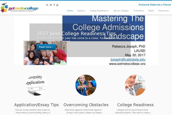 Customizr theme site design template sample