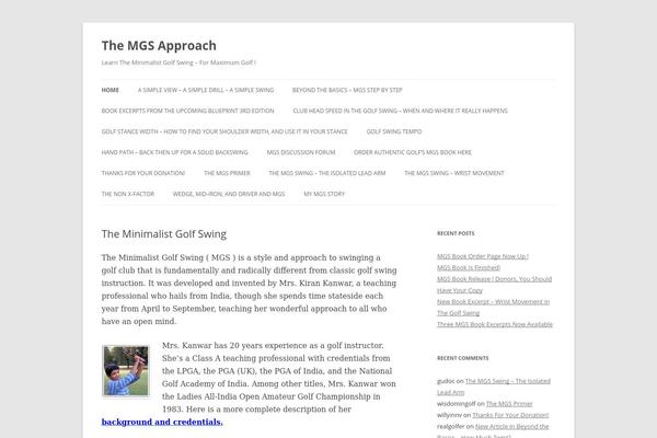 WordPress website example screenshot