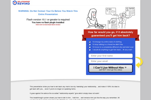 getmybfback.com site used Twenty Twelve