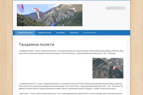 WordPress website example screenshot