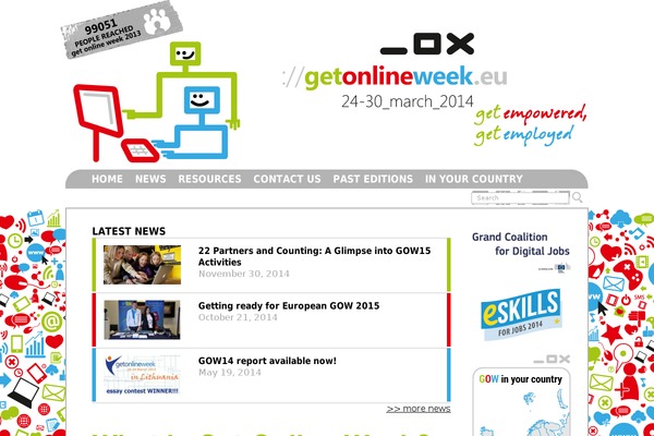 getonlineweek.eu site used Gow