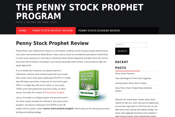 getpennystockprophet.com site used Hiero