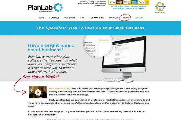 Canvas theme site design template sample