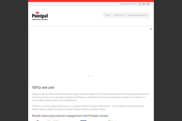 Metrolium Child theme site design template sample