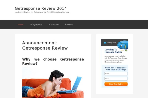 WordPress website example screenshot
