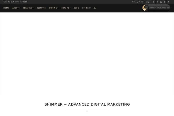 WordPress website example screenshot