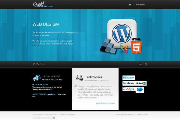 getsolutions.rs site used Creative Juice