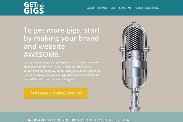 WordPress website example screenshot