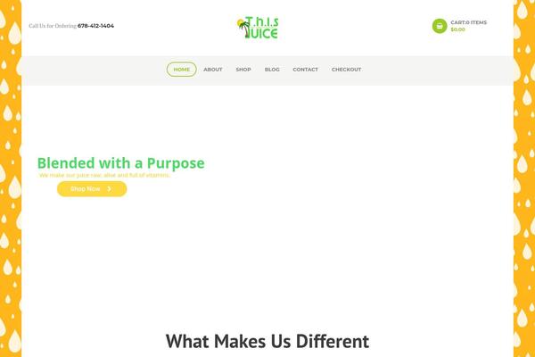 Sunnyjar theme site design template sample