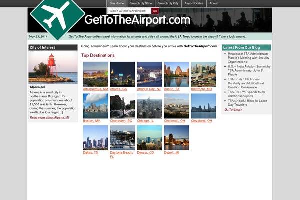 Airport theme site design template sample