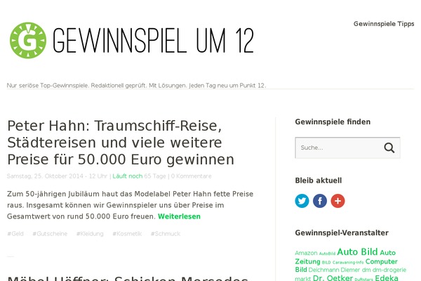 gewinnspiel-um-12.de site used Gewinnspiele