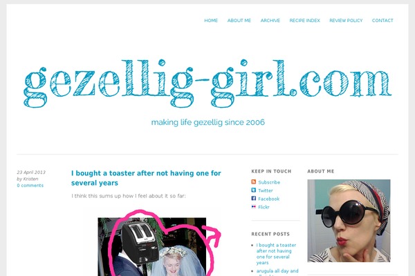 WordPress website example screenshot