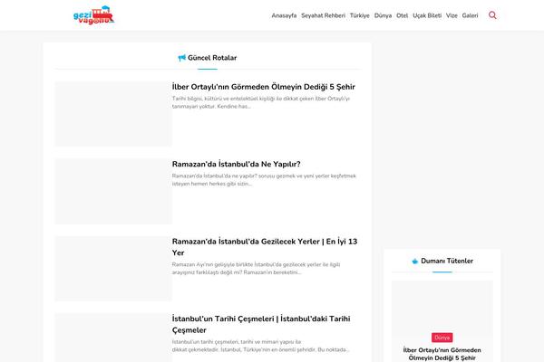 gezivagonu.com site used Safirblog