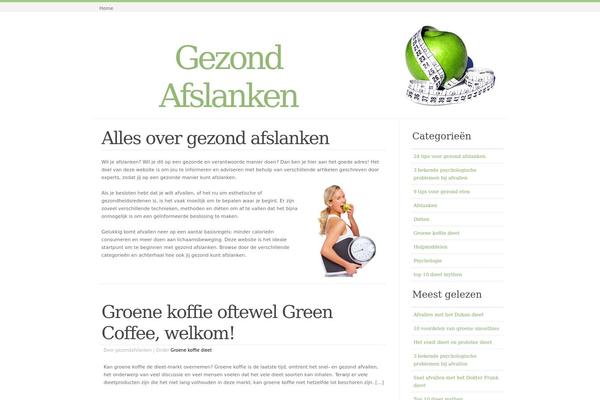 gezond-afslanken.info site used Keep It Simple